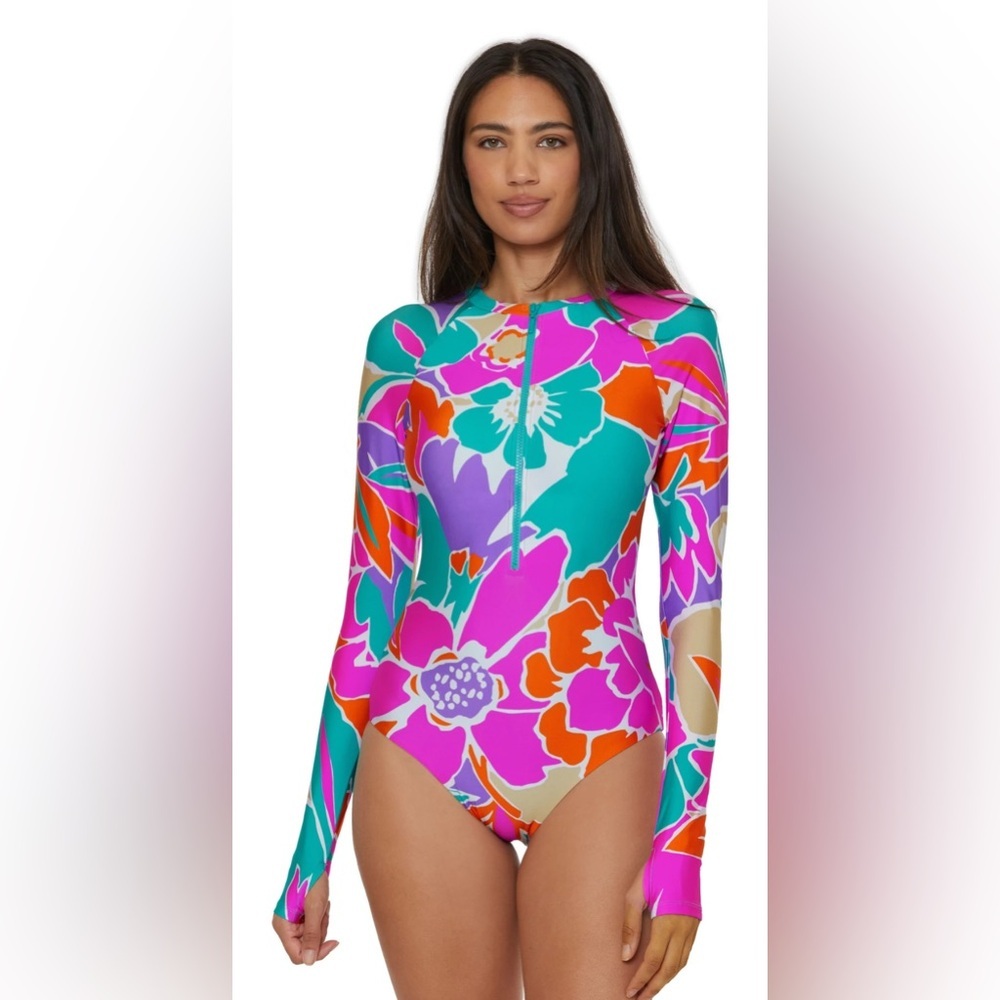 *NWT* Trina Turk Amalfi Long Sleeve Paddlesuit